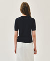 Marithé François Girbaud W DOODLE BEAR HALF KNIT PULLOVER