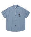 Cavish 61ROAD HALF SLEEVE SHIRT [BLUE]