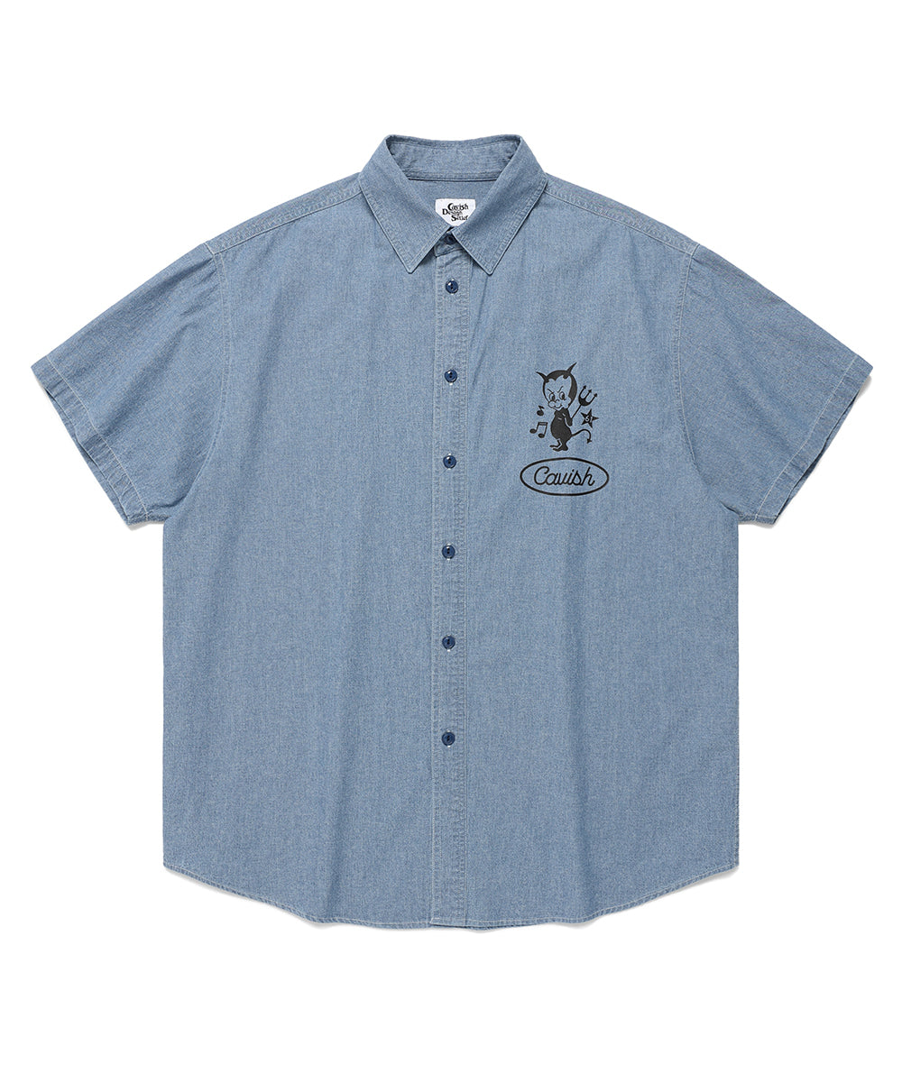 Cavish 61ROAD HALF SLEEVE SHIRT [BLUE]
