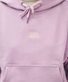 Marithé François Girbaud W DRAWING CLASSIC LOGO CROP HOODIE light heather gray