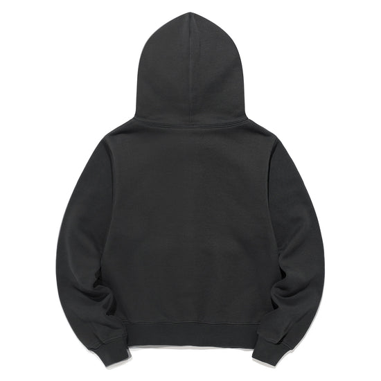 Nice Ghost Club 3star Crop Hoodie Zip Up [Charcoal]