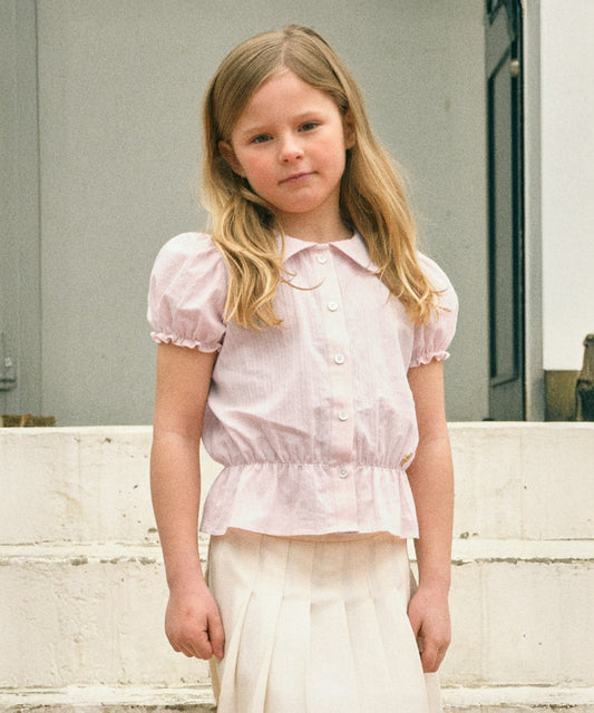 Marithé François Girbaud ENFANT W PUFF SLEEVES BLOUSE