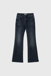 General Idea WOMAN Bootcut Washing Denim Pants [DEEP NAVY]
