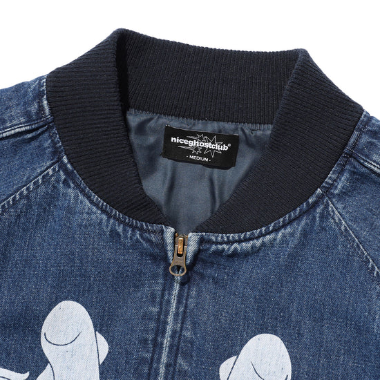 Nice Ghost Club New Heaven Denim Souvenir Jacket
