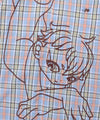 Nice Ghost Club Angel Check Big Big Half Shirt