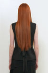 General Idea WOMAN Linen Classic Vest [BLACK]
