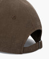 Marithé François Girbaud Regular Logo Brushed Cotton Covered Cap Brown