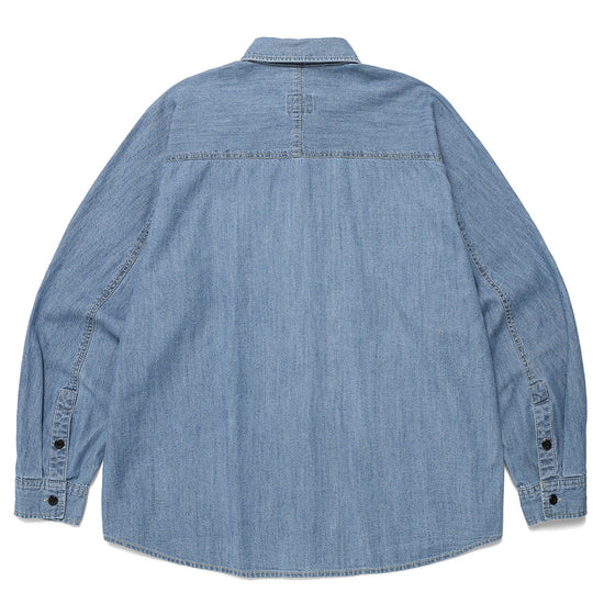 Cavish CVS WASHED DENIM SHIRT [BLUE]