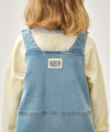 Marithé François Girbaud KIDS W A-LINE DENIM OVERALL SKIRT