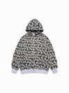 ADLV AC Bear Camo Allover Hoodie Zip Up