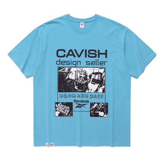 Cavish CAVISH X Reebok DRUM AND BASS SS TEE [BLUE]