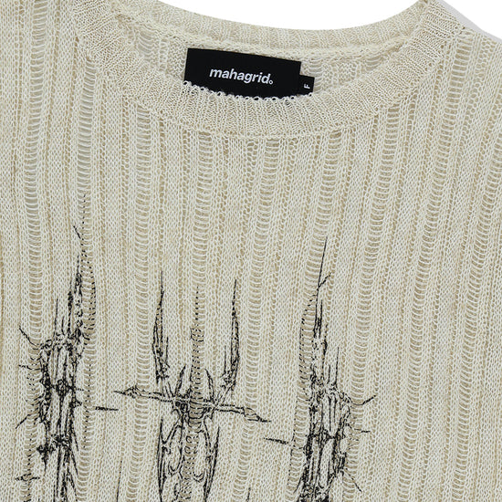 Mahagrid Tattoo Crochet Knit