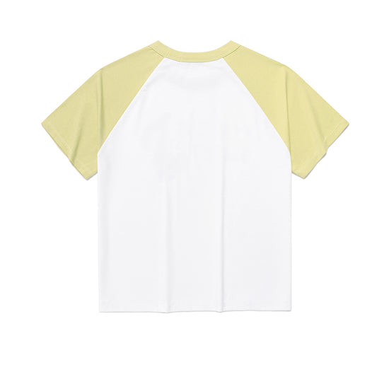 Cavish Women's Strawberry Raglan Short Sleeve T-Shirt