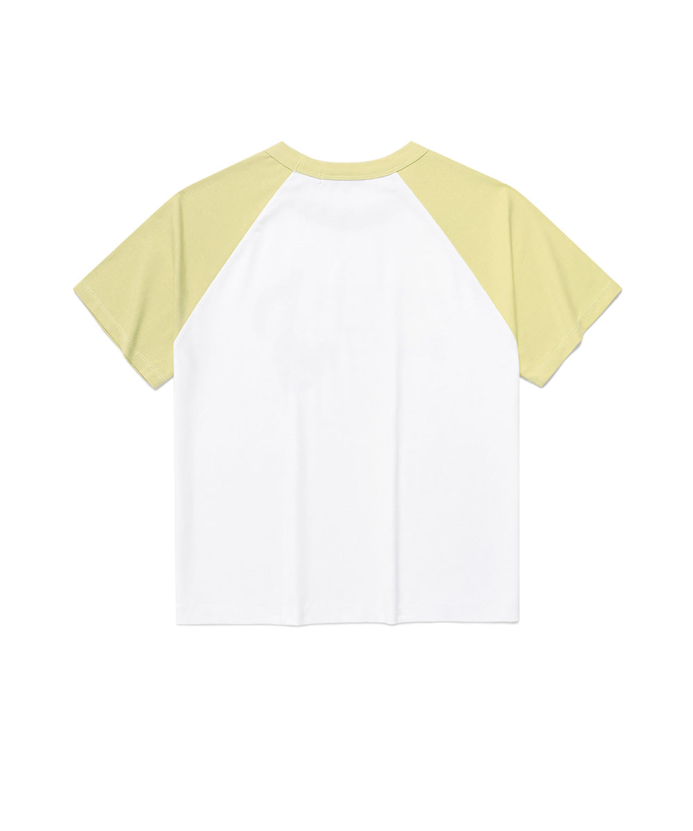 Cavish Women's Strawberry Raglan Short Sleeve T-Shirt
