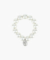 Marithé François Girbaud PEARL SILVER BALL SCRUNCHIE