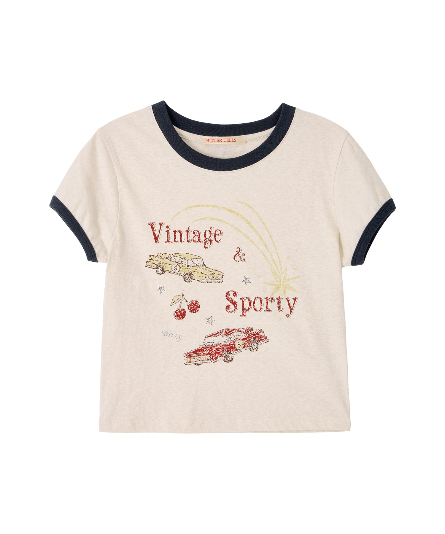Bitter Cells Vintage Car Ringer Tee