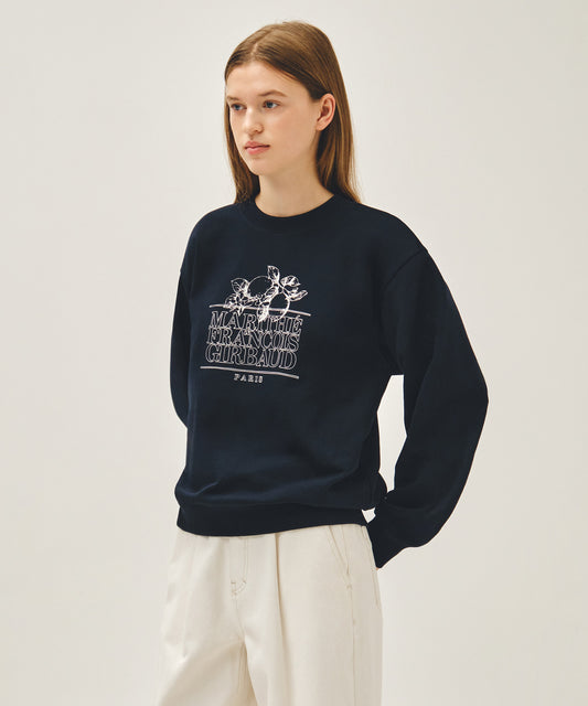 Marithé François Girbaud LEMON CLASSIC LOGO SWEATSHIRT