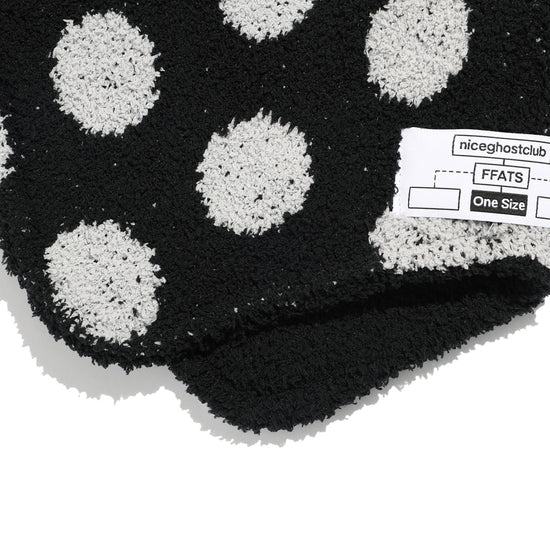 Nice Ghost Club FFATS Dot Earcap Beanie [Black]