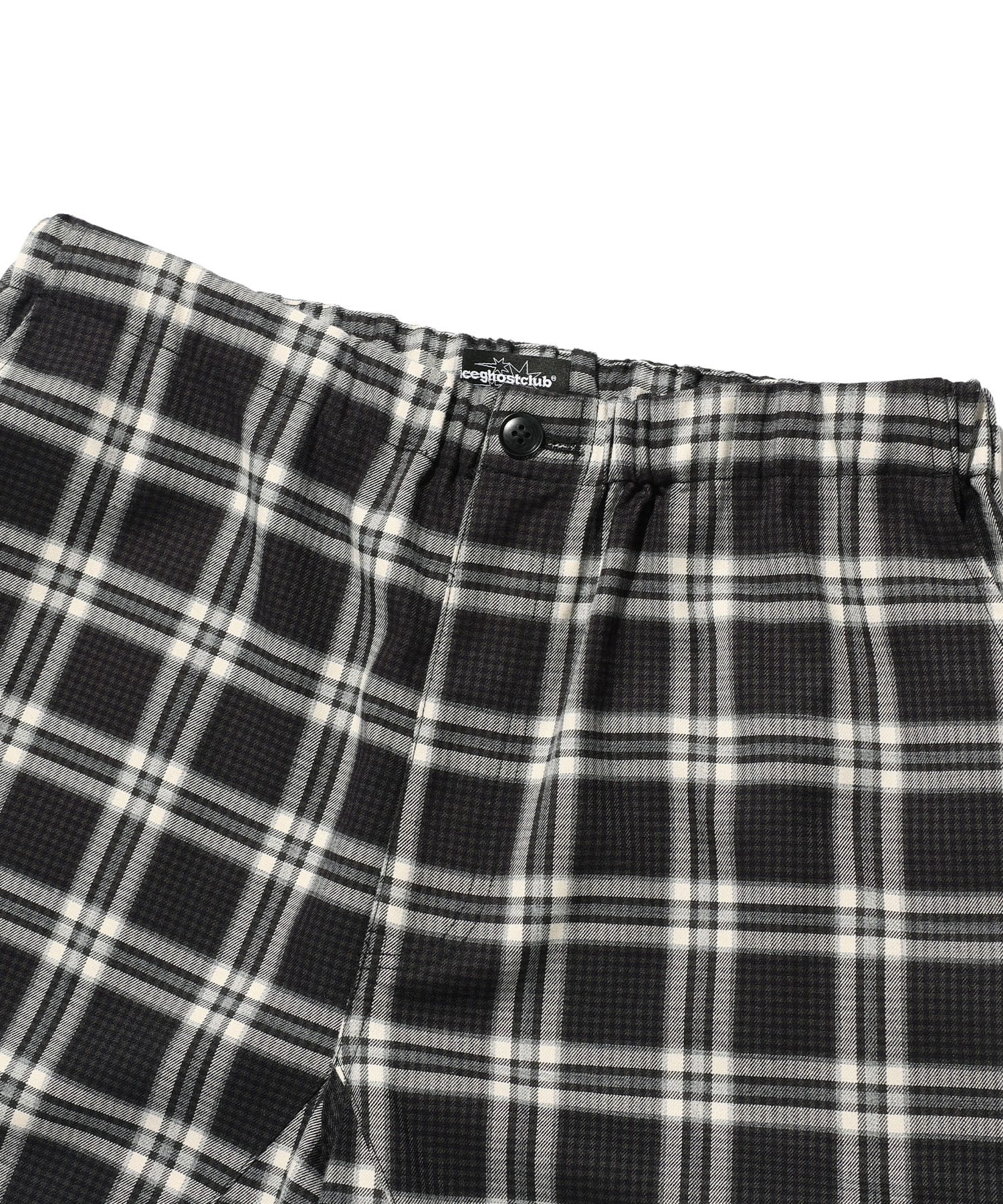 Nice Ghost Club Check Parachute Cargo Pants