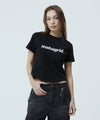 Mahagrid Dot Basic Logo Round Crop Tee