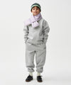 Marithé François Girbaud ENFANT CLASSIC LOGO SWEAT PANTS (BRUSHED) GRAY PINK
