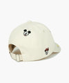 Marithé François Girbaud Disney Mickey Kids Pattern Ball Cap in Cream