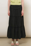 General Idea WOMAN Shirring Tiered Long Skirt