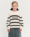 Marithé François Girbaud Kids Stripe Knit Pullover
