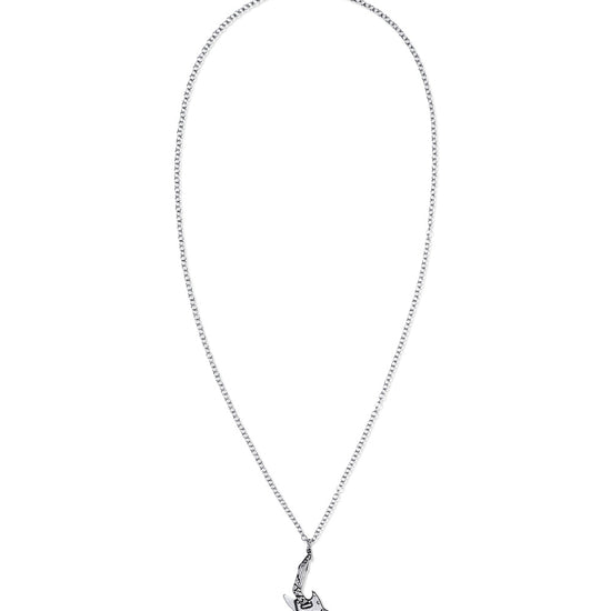 Mahagrid Broken Guitar Necklace [Silver]