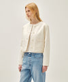 Marithé François Girbaud W ROUND NECK DENIM JACKET