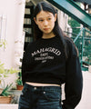 Mahagrid ARCH DEPT CROP SWEATSHIRT [BLACK]