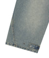 Mahagrid Solar Embroidery Denim Pants [Blue]