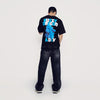 ADLV Fuzzy Font Dragon Short Sleeve T-Shirt