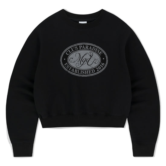 Mahagrid Club Paradise Crop Sweatshirt