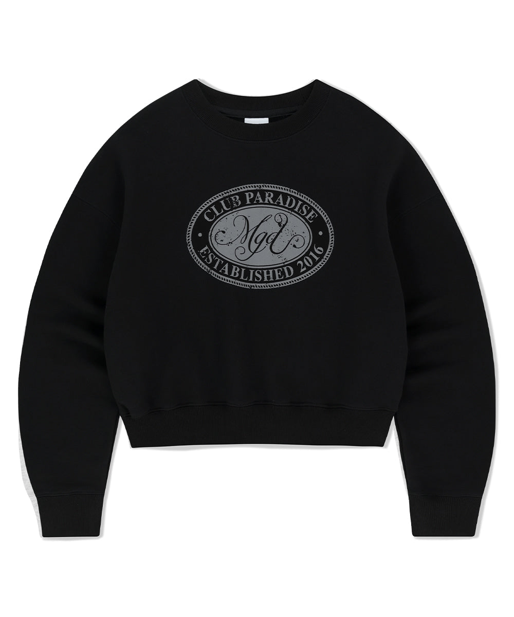 Mahagrid Club Paradise Crop Sweatshirt