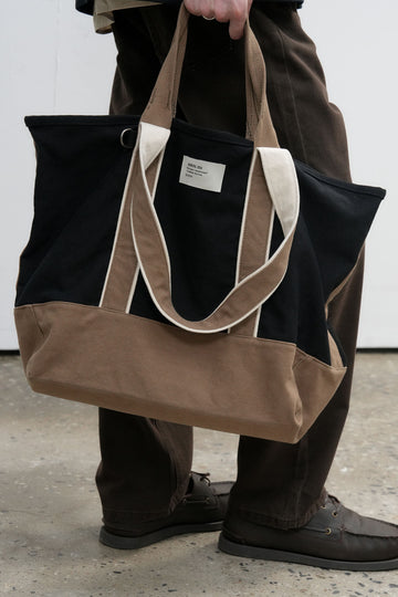 General Idea Unisex Easy Canvas Tote Shoulder Bag [Black]
