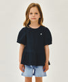 Marithé François Girbaud Kids W Peplum Blouse Navy