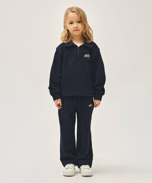 Marithé François Girbaud Kids Half Zip Sweat Set-Up