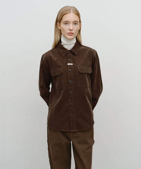 Marithé François Girbaud Classic Corduroy Shirt