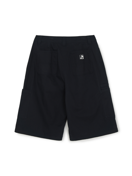 MLB Washed Cotton Pin-Tuck Cargo Bermuda Shorts