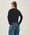 Marithé François Girbaud W BASIC CROP SWEATSHIRT
