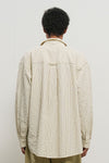General Idea UNISEX Loose Fit Stripe Pocket Shirt