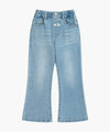 Marithé François Girbaud Kids Wide Flared Denim Pants