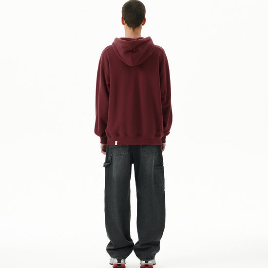 Mahagrid Applique Zip Up Hoodie
