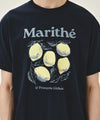 Marithé François Girbaud AEROCOOL LEMON GRAPHIC TEE navy