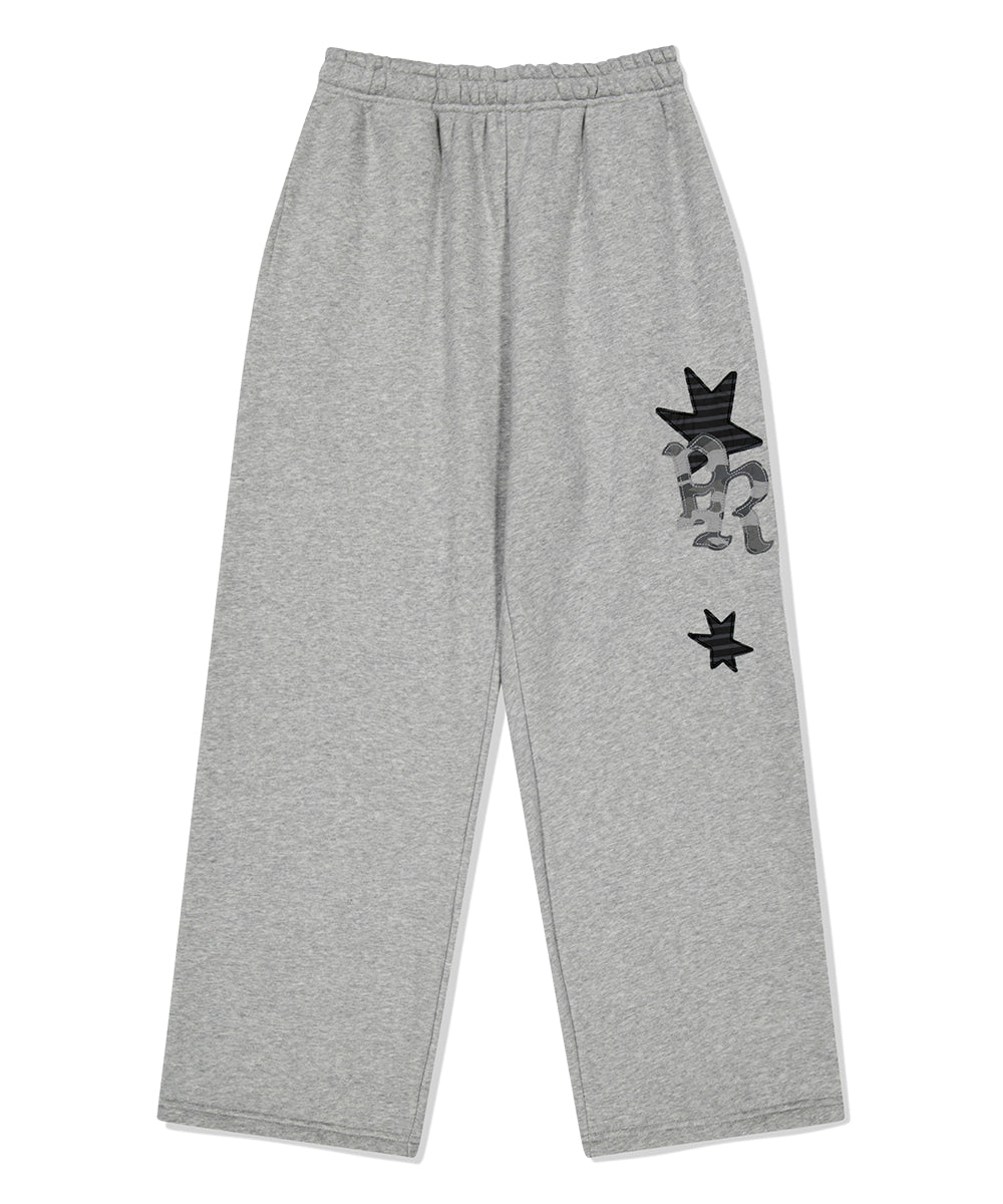 Mahagrid Pray Appliqué Sweat Pant Grey