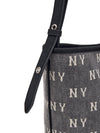 MLB Classic Monogram Vintage Denim Bucket Bag