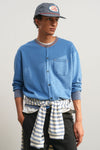 General Idea Unisex Pocket Crew Neck Cardigan