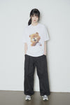 ADLV AC Bear Baby Face Yawn Short Sleeve T-Shirt
