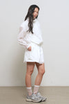 General Idea WOMAN Sheer Shirring Windbreaker Jacket